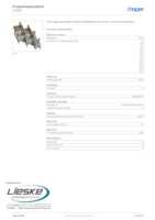 Datasheet for Hager L00R, EAN: 4010330740084