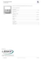 Datasheet for Berker 80960409, EAN: 3250617156387