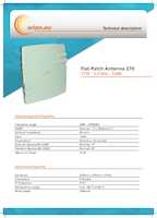 Datasheet for Allnet ANT-24-1T1R-PATCH-270, EAN: 4038816000422