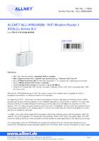 Datasheet for Allnet ALL-WR02400N, EAN: 4038816115058