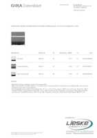 Datasheet for Gira 068267, EAN: 4010337682677