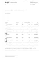 Datasheet for Gira 028303, EAN: 4010337283034