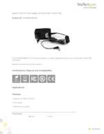 Datasheet for Startech.com SVUSBPOWEREU, EAN: 0065030855754