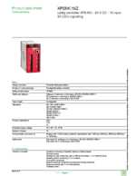 Datasheet for Schneider Electric XPSMC16Z, EAN: 3389119010245