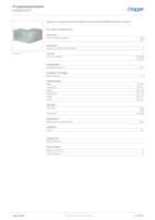 Datenblatt zu Hager L6922VERZ, EAN: 4012740184144