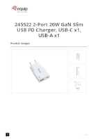 Datasheet for Equip 245522, EAN: 4015867242681