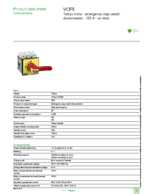 Datasheet for Schneider Electric VCF5, EAN: 3389110804638
