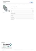Datasheet for Hager LE063H, EAN: 3250614141003
