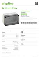 Datenblatt zu Spelsberg 13750601, EAN: 4013902862016