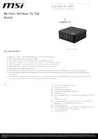 Datasheet for MSI 00B20611-030, EAN: 4711377373555