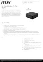 Datasheet for MSI 00B20611-039, EAN: 4711377383141