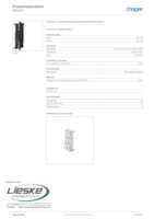 Datasheet for Hager M5280, EAN: 4012740857529