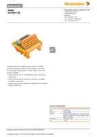 Datasheet for Weidmüller 8537250000, EAN: 4032248173006