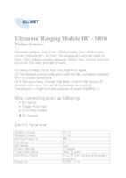 Datasheet for Allnet ALL-HC-SR04 (C23), EAN: 4038816024664
