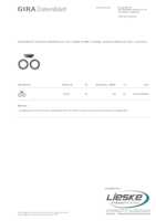 Datenblatt zu Gira 112500, EAN: 4010337003694