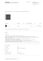 Datenblatt zu Gira 515130, EAN: 4010337500063