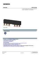 Datasheet for Siemens 3RV19153AB, EAN: 4011209504714