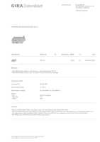 Datenblatt zu Gira 234700, EAN: 4010337016632