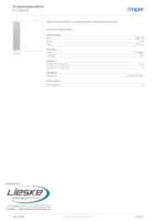 Datasheet for Hager FZ709EXF, EAN: 7611919368636