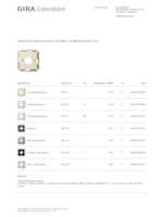Datenblatt zu Gira 027201, EAN: 4010337272014