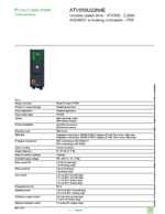 Datasheet for Schneider Electric ATV950U22N4E, EAN: 3606480883927