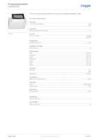 Datasheet for Hager L69769016, EAN: 4012740019996