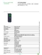 Datasheet for Schneider Electric ATV950U40N4, EAN: 3606480883774