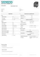 Datasheet for Siemens 6SL32105BE137CV0, EAN: 6940408102606