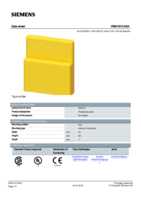 Datasheet for Siemens 3RM19106AA, EAN: 4011209915091