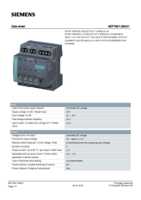 Datasheet for Siemens 6EP19612BA31, EAN: 4025515153399