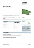 Datenblatt zu Phoenix Contact 2861234, EAN: 4017918894177