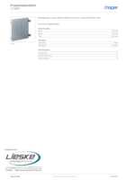 Datasheet for Hager UT26B, EAN: 3250616301498