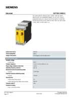 Datasheet for Siemens 3UF73201AB000, EAN: 4011209780828
