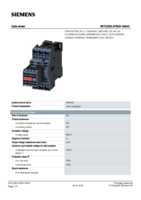 Datasheet for Siemens 3RT20262FB443MA0, EAN: 4011209866171
