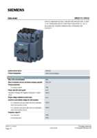 Datasheet for Siemens 3RV21111FA10, EAN: 4011209713376