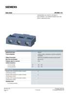 Datasheet for Siemens 3RV29011G, EAN: 4011209790926