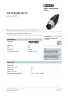 Datenblatt zu Phoenix Contact 1507816, EAN: 4017918900410