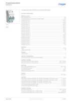 Datasheet for Hager MBN510, EAN: 3250614310683