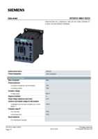 Datenblatt zu Siemens 3RT20151BB410CC0, EAN: 4011209827301