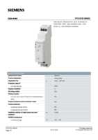 Datasheet for Siemens 7PV15781BW30, EAN: 4011209777316