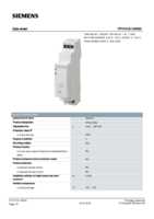 Datasheet for Siemens 7PV15181AW30, EAN: 4011209777279
