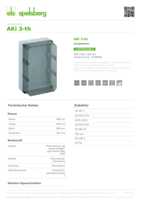 Datenblatt zu Spelsberg 74790301, EAN: 4013902885114