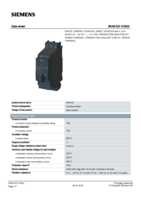 Datasheet for Siemens 3RA61201CB32, EAN: 4011209713949