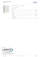 Datasheet for Hager F79R, EAN: 4010330552854