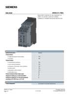 Datasheet for Siemens 3RW40371TB04, EAN: 4011209692060