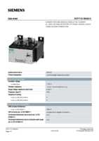 Datasheet for Siemens 3UF71131BA000, EAN: 4011209632479