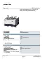 Datasheet for Siemens 3UF71041BA000, EAN: 4011209632462