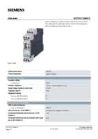 Datasheet for Siemens 3UF73101AB000, EAN: 4011209606210