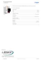 Datasheet for Hager ZAY98536, EAN: 3250611072720