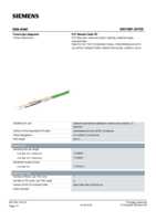 Datasheet for Siemens 6XV18613AT25, EAN: 4019169850278